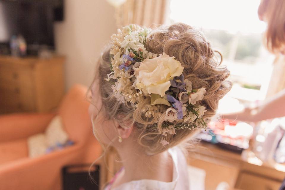 Braided updo