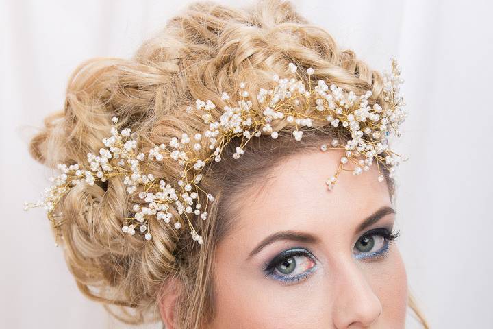 Fish tail braided updo