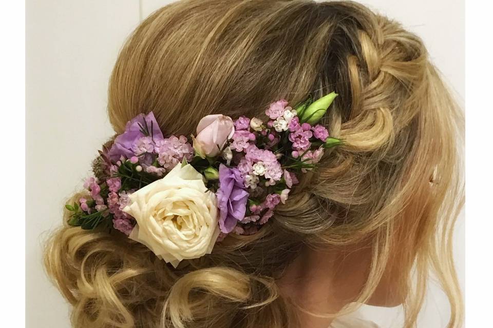 Braided updo