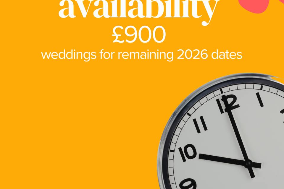 2026 late availability offer