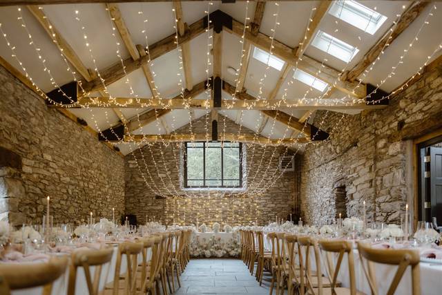 Beautiful twinkly barn