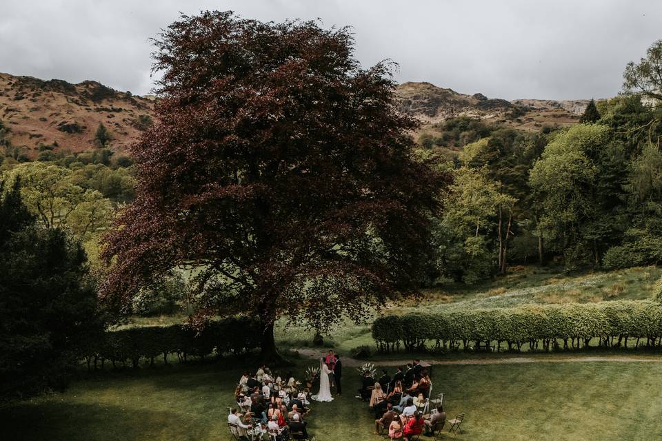 Intimate ceremony