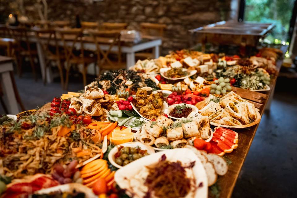 Colourful Autumnal buffet