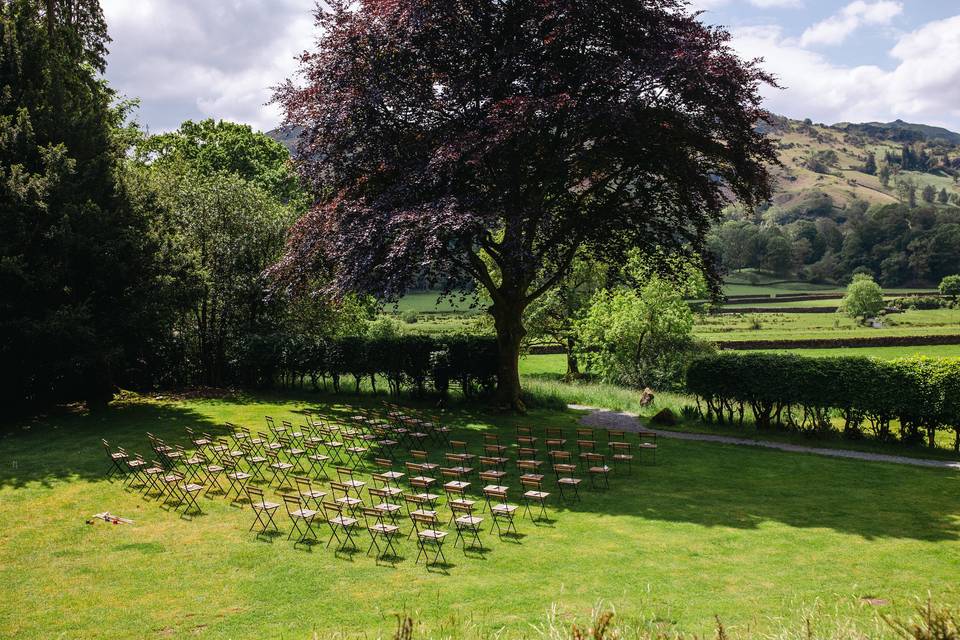 Ceremony with a view!