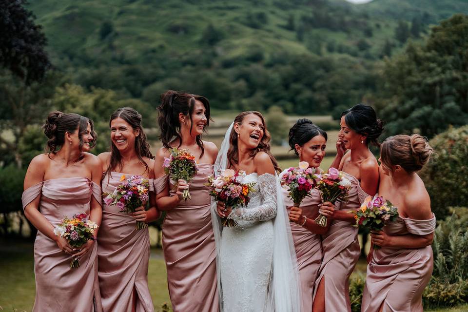 Here come the girls!