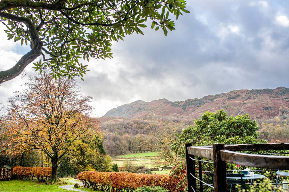 Fell Autumn views from the bar