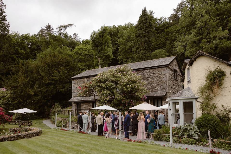 Reception on the terrace