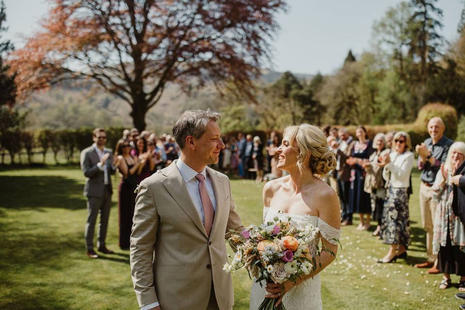 Just married