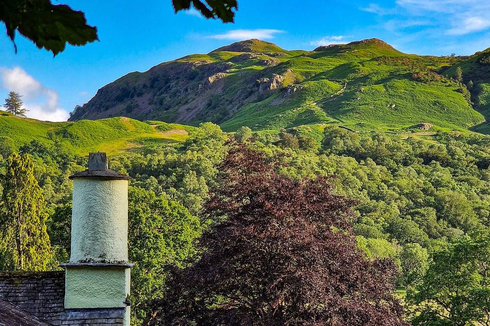 View towards the fells