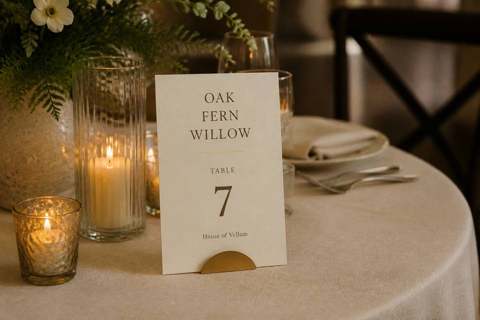 Wedding stationery detail by House of Vellum