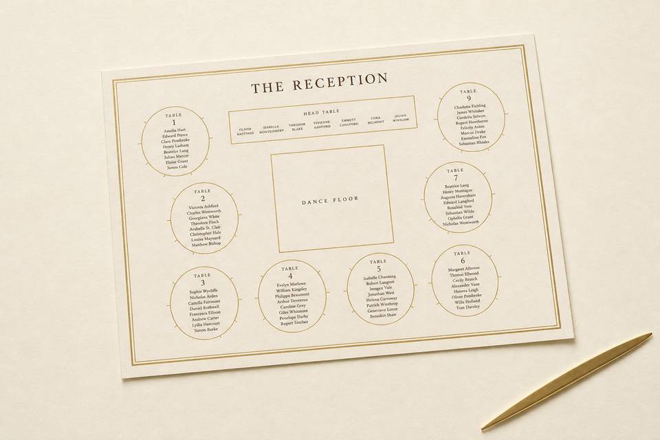 Wedding stationery detail by House of Vellum