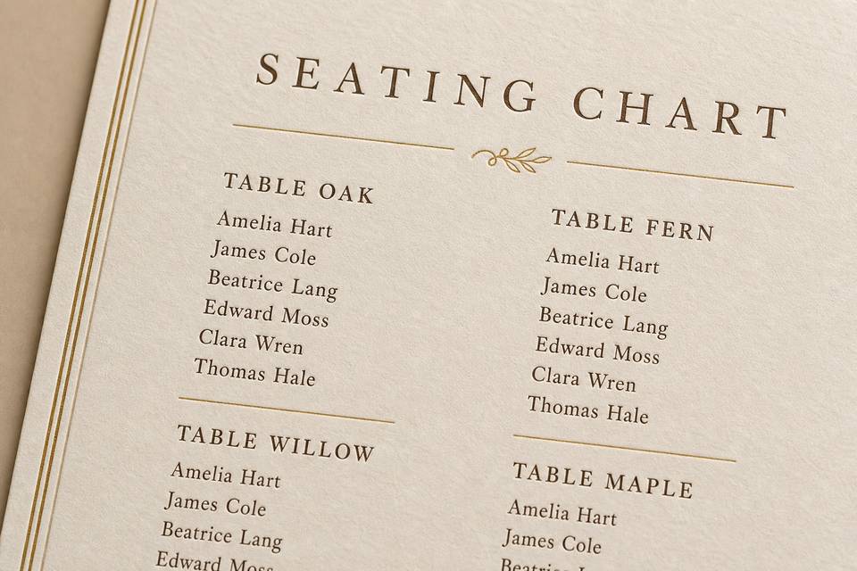 Wedding stationery detail by House of Vellum