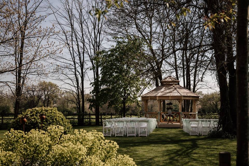 Ceremony setup