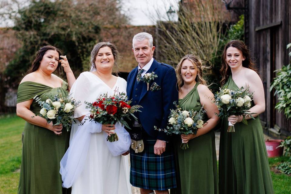 Hillfields Farm bride