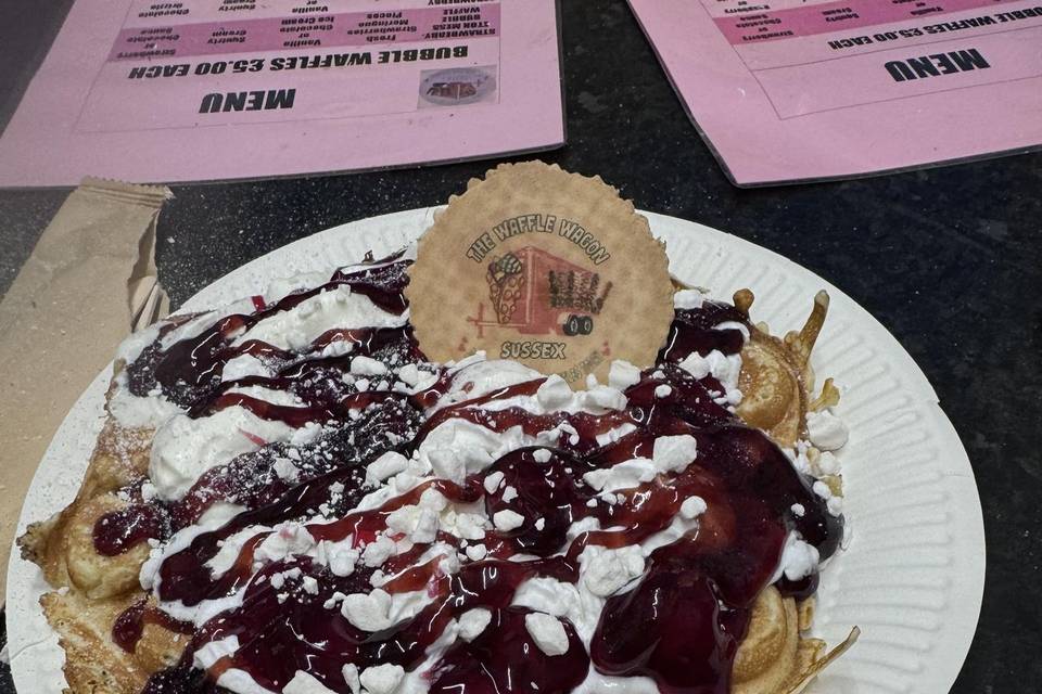 Black Forest waffle