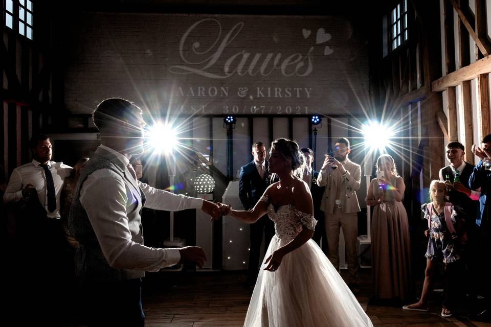 First dance at Milling Barn