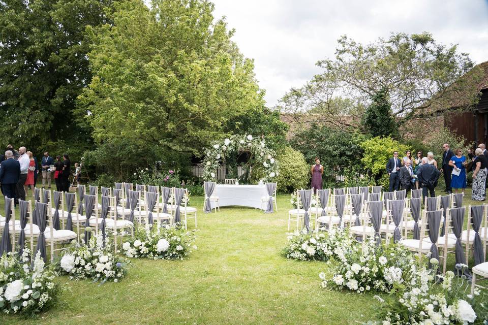 Outdoor ceremony