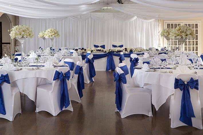 Navy blue wedding theme