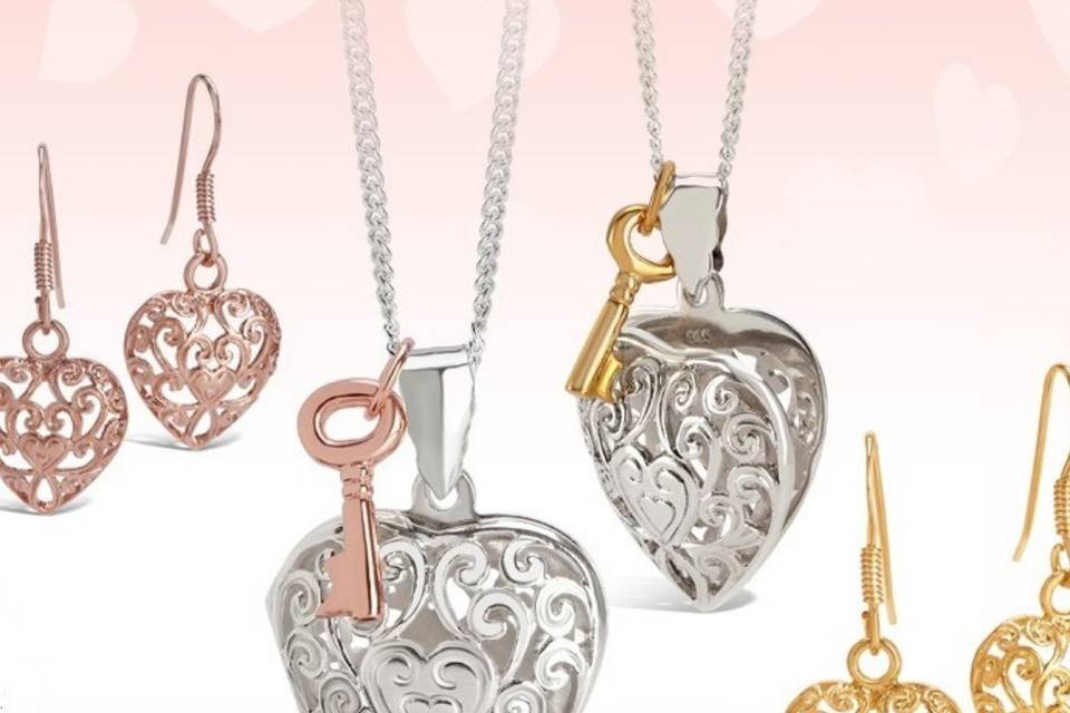 Key Lockets & Earrings