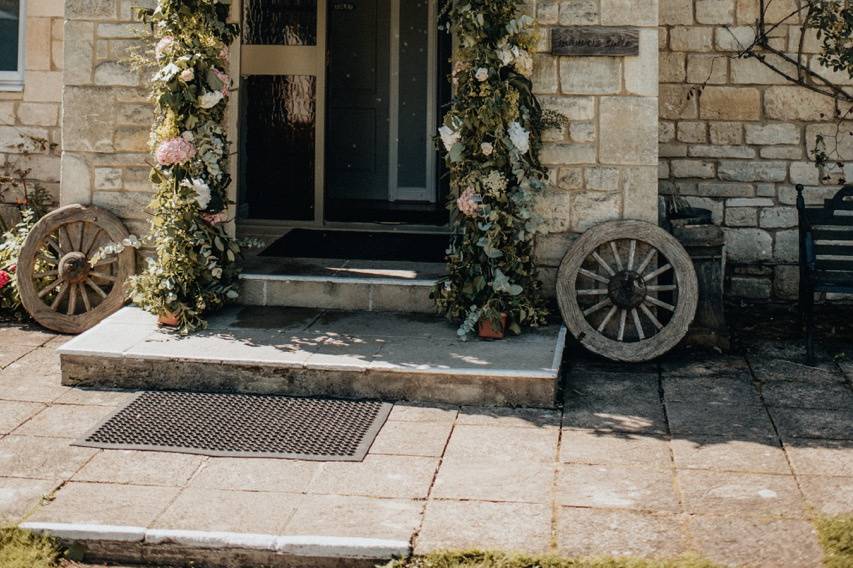 Entrance to evening reception