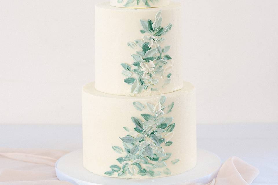 Sage rustic buttercream