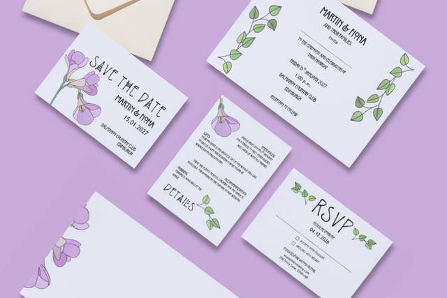 Mackintosh Invitation Suite