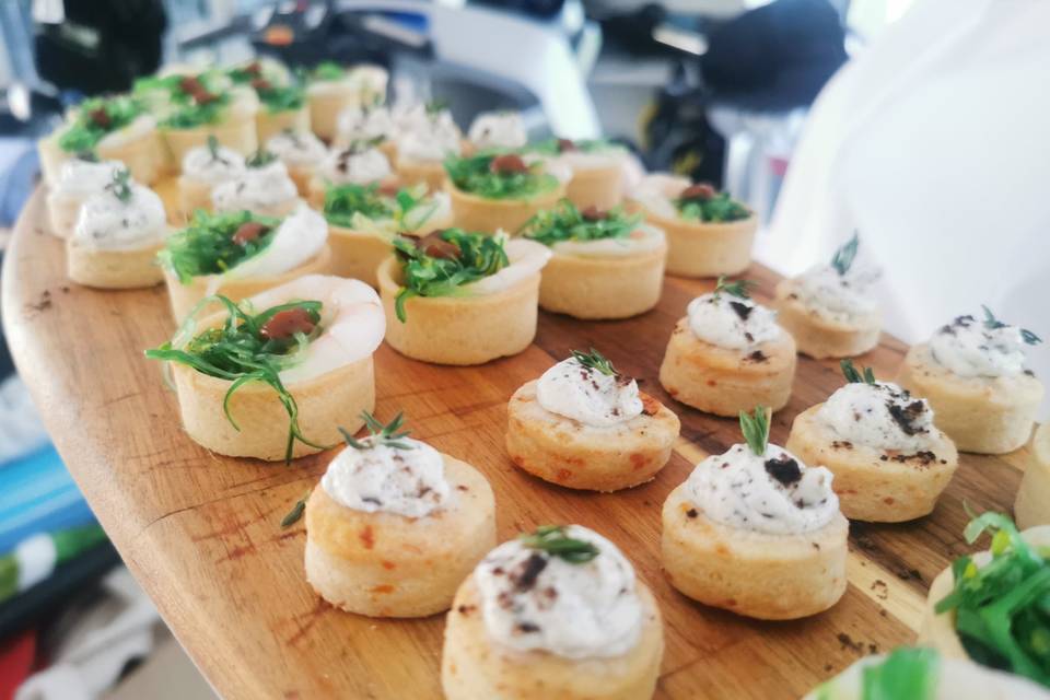 Fresh canapes