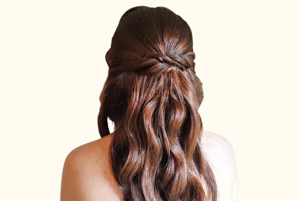 Half up half down