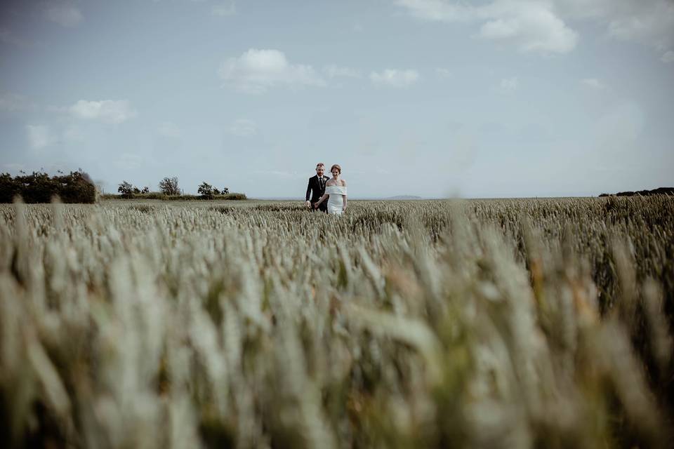 Running through fields