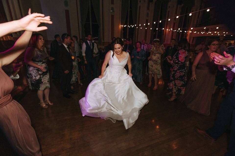 First dance spin