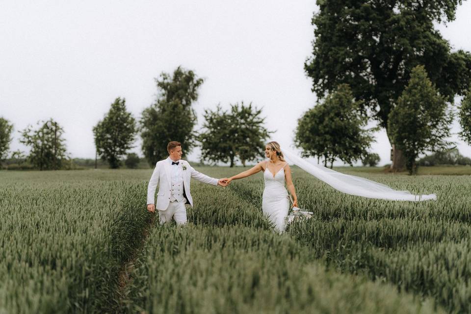 Running through fields