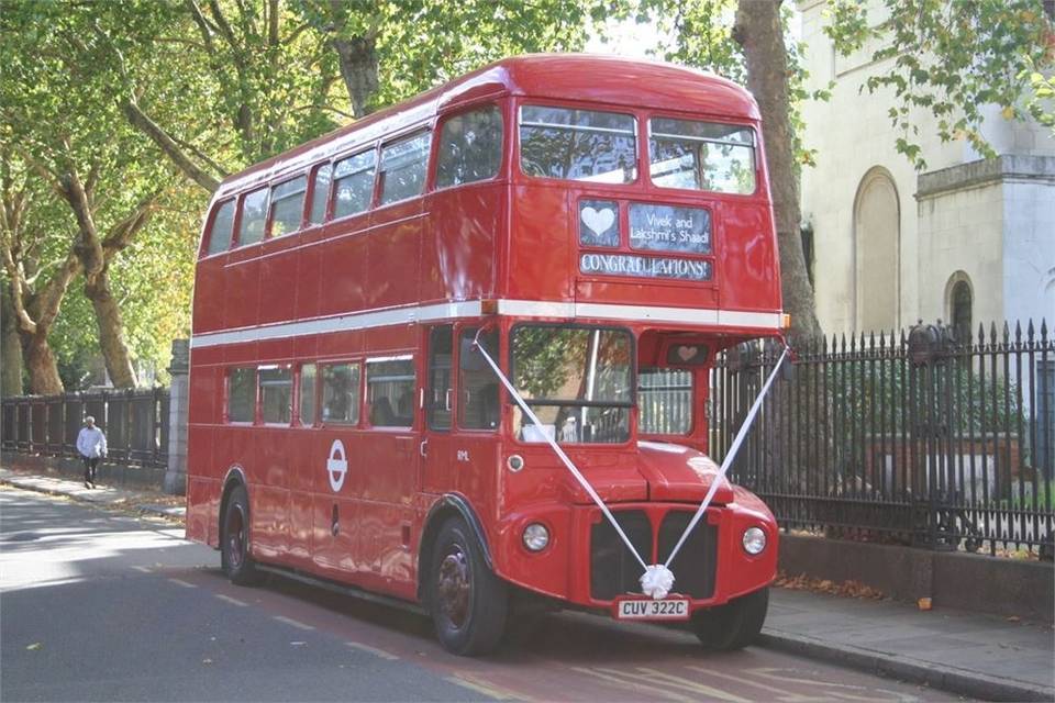 Classic London bus