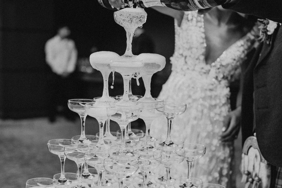 Champagne Tower