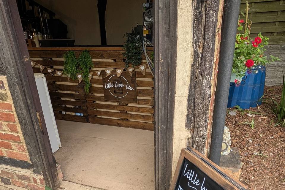 Small home wedding