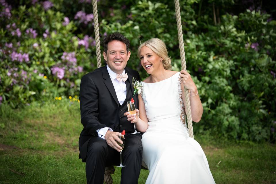 Bride and Groom Swing