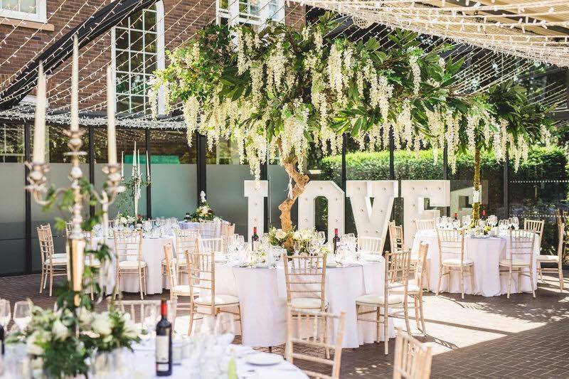 Courtyard Summer Wedding