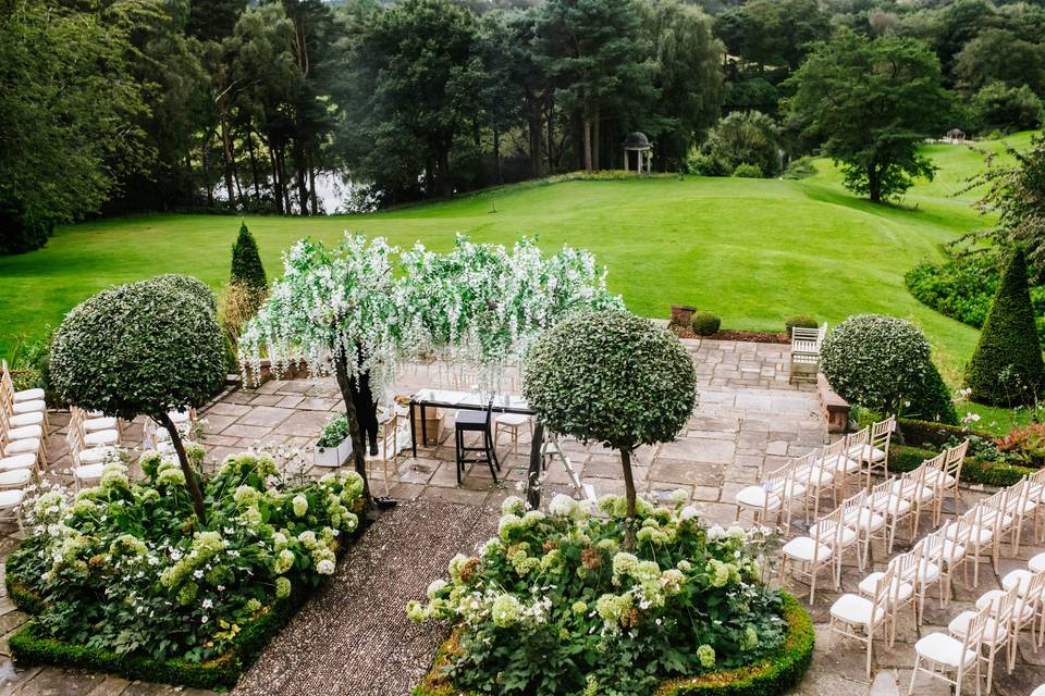 Terrace Outdoor Ceremony