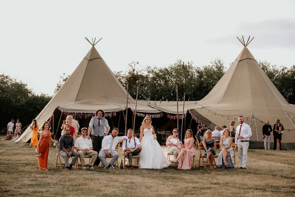 M&S Wedding- Group shot