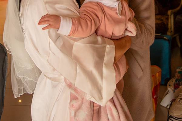 Bride and her daughter