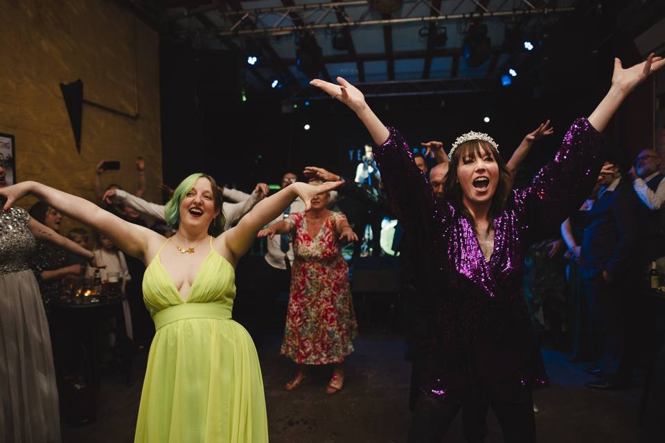On the dancefloor