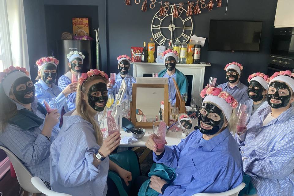 Brilliant pamper party