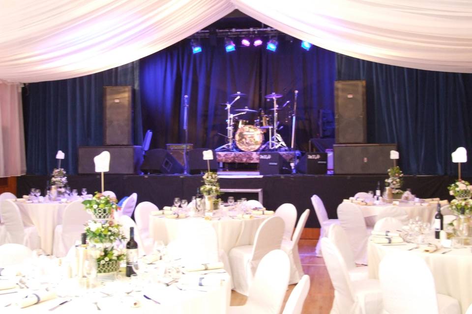 Live band on stage