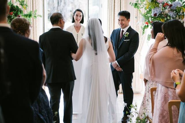 Kew Gardens wedding ceremony