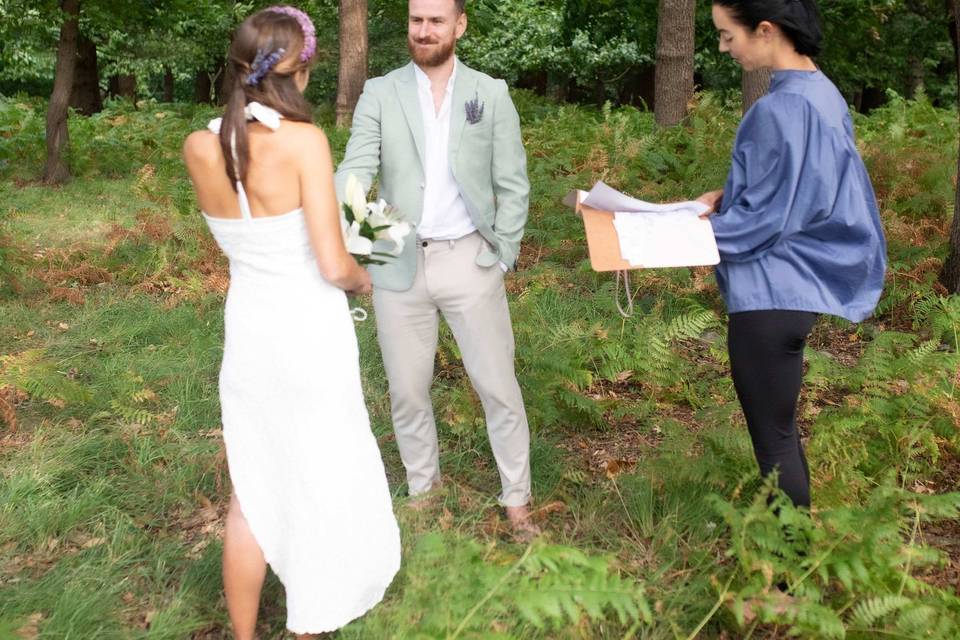 Richmond Park elopement