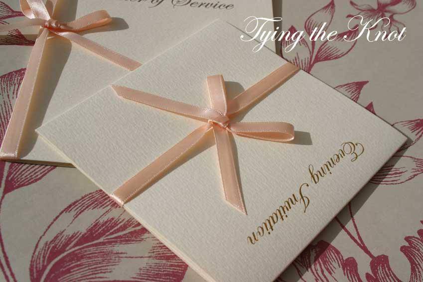 Ribbon Wedding Invitations