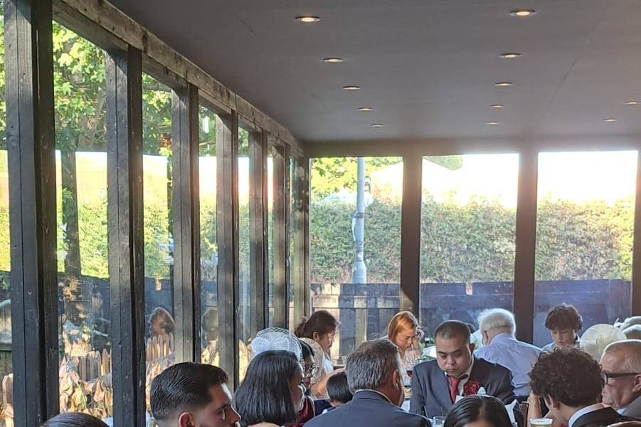 Banquets in the orangery