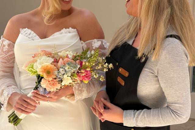 Meeting the bride