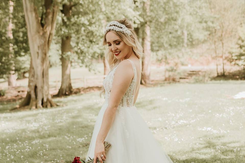 Unique wedding dress