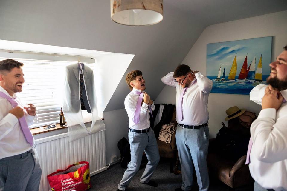 Groom prep