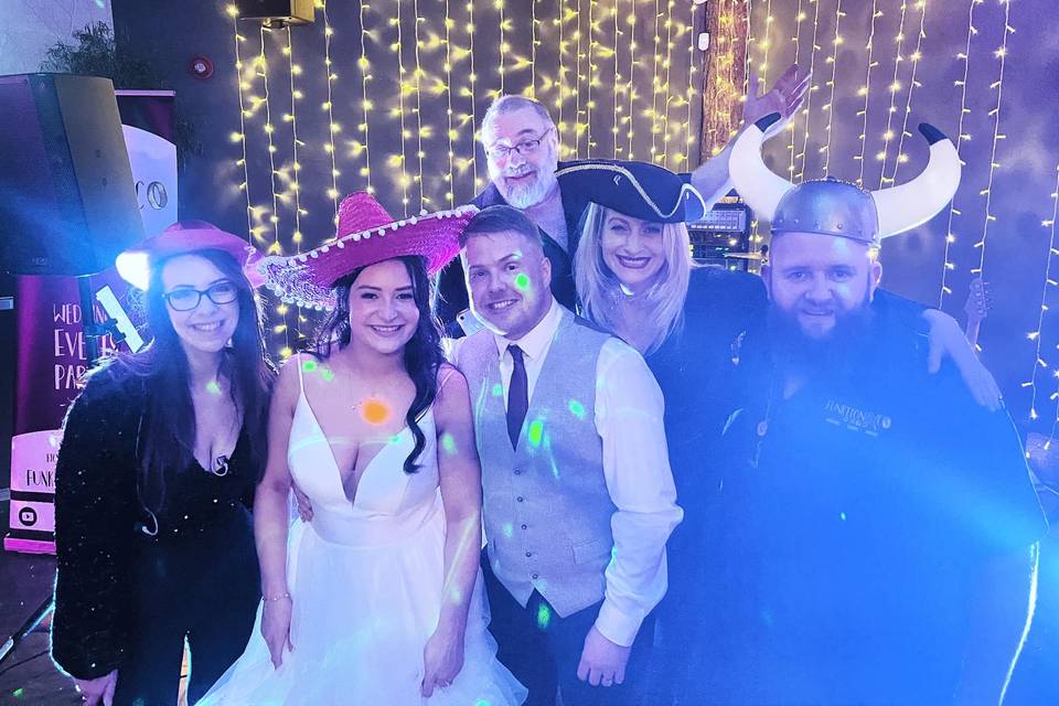 Fun wedding DJ experience